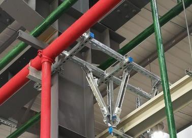 永和该抗震支架的整体式支吊架结构协调性好